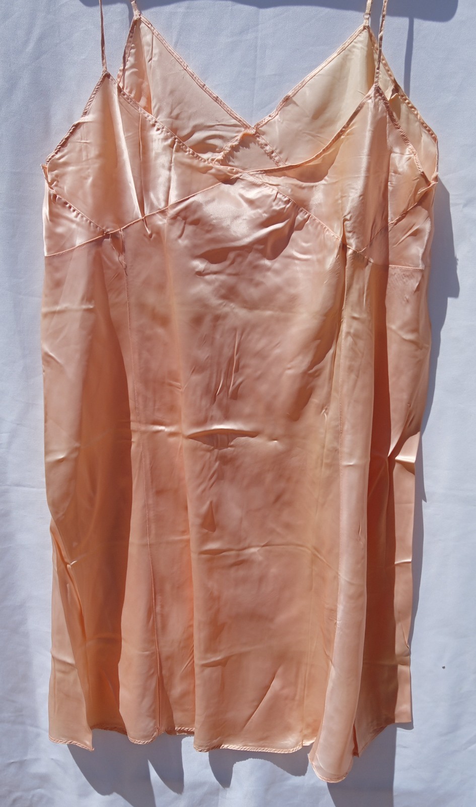 Celanese Rayon Satin 50 Dress Slip (FLAW)