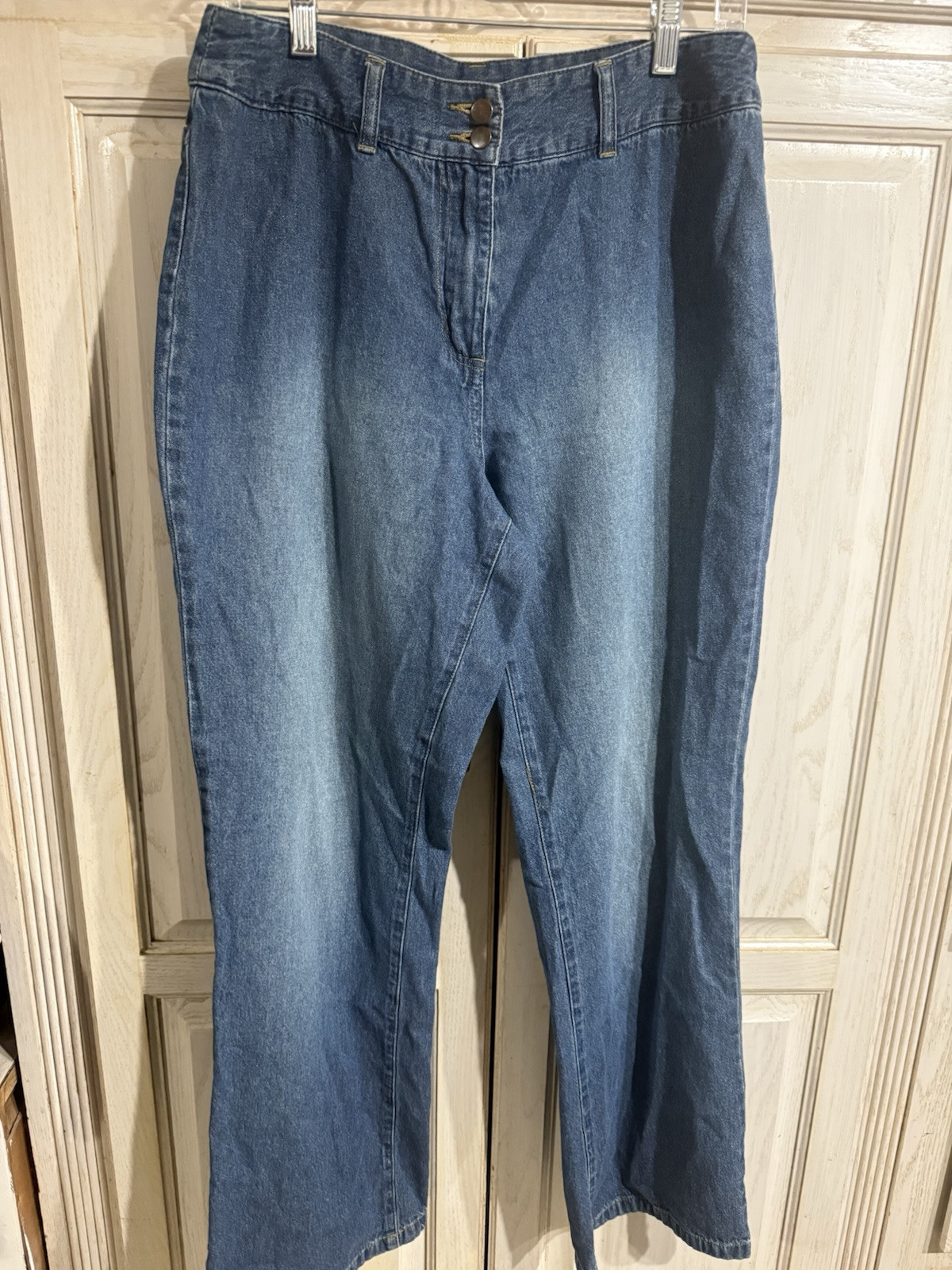 VTG Forenza High Rise Jeans No Rear Pockets Sz 12 90s Y2K