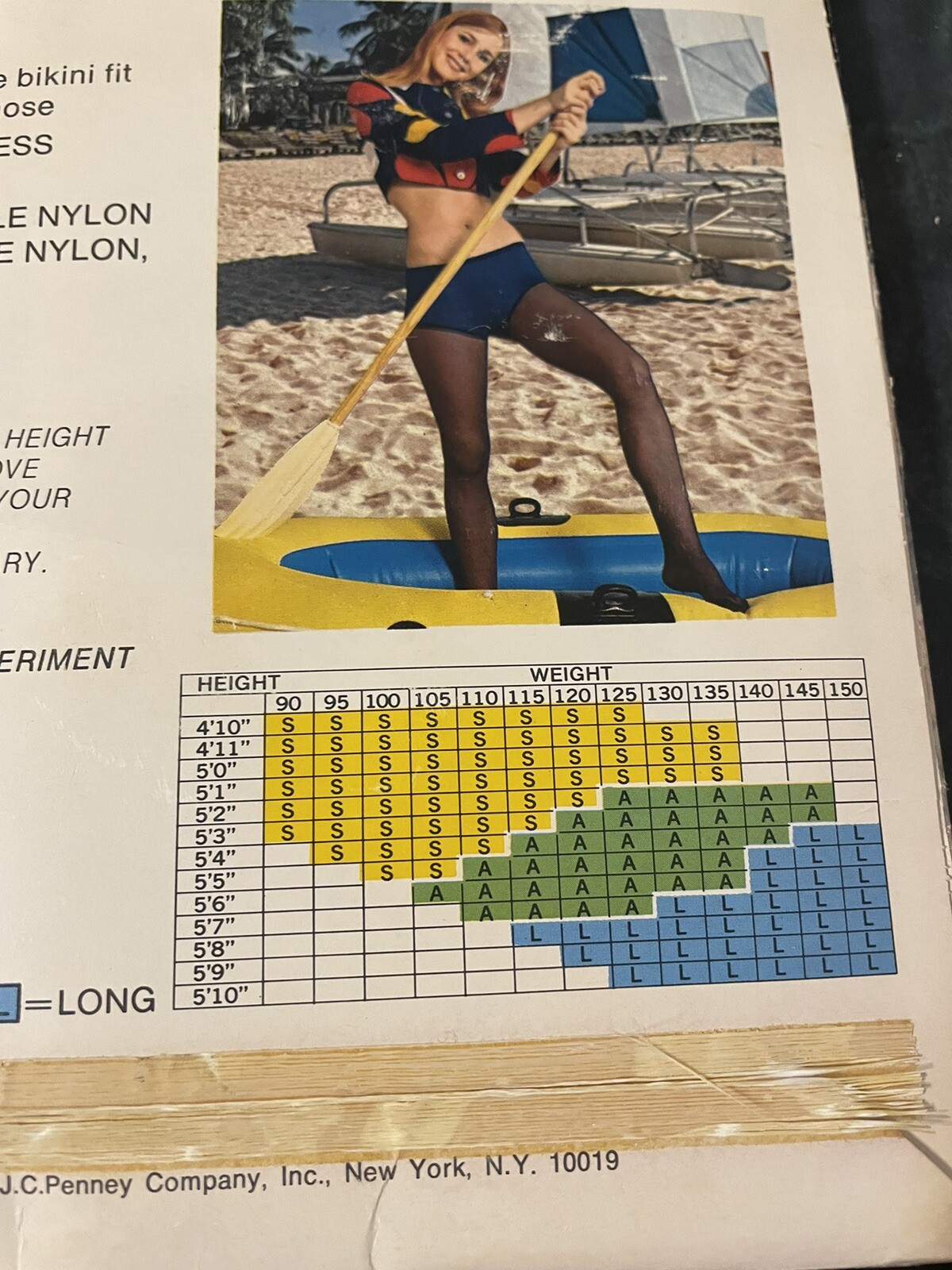 Vintage Pantyhose Bikini Hugger Gaymode JC Penneys Suntan Average Flexxtra Nylon