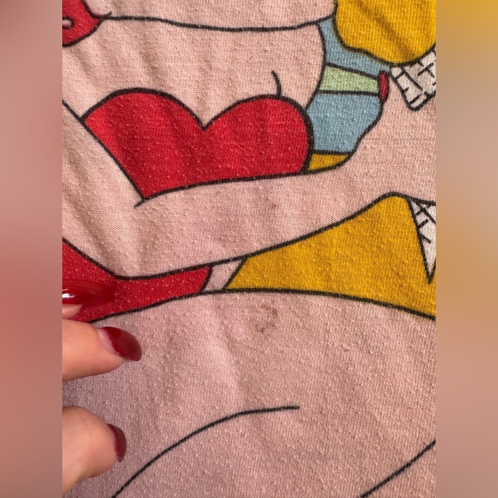 80s Vintage Single Stitch Betty Boop Beach Sleep Shirt Sz M