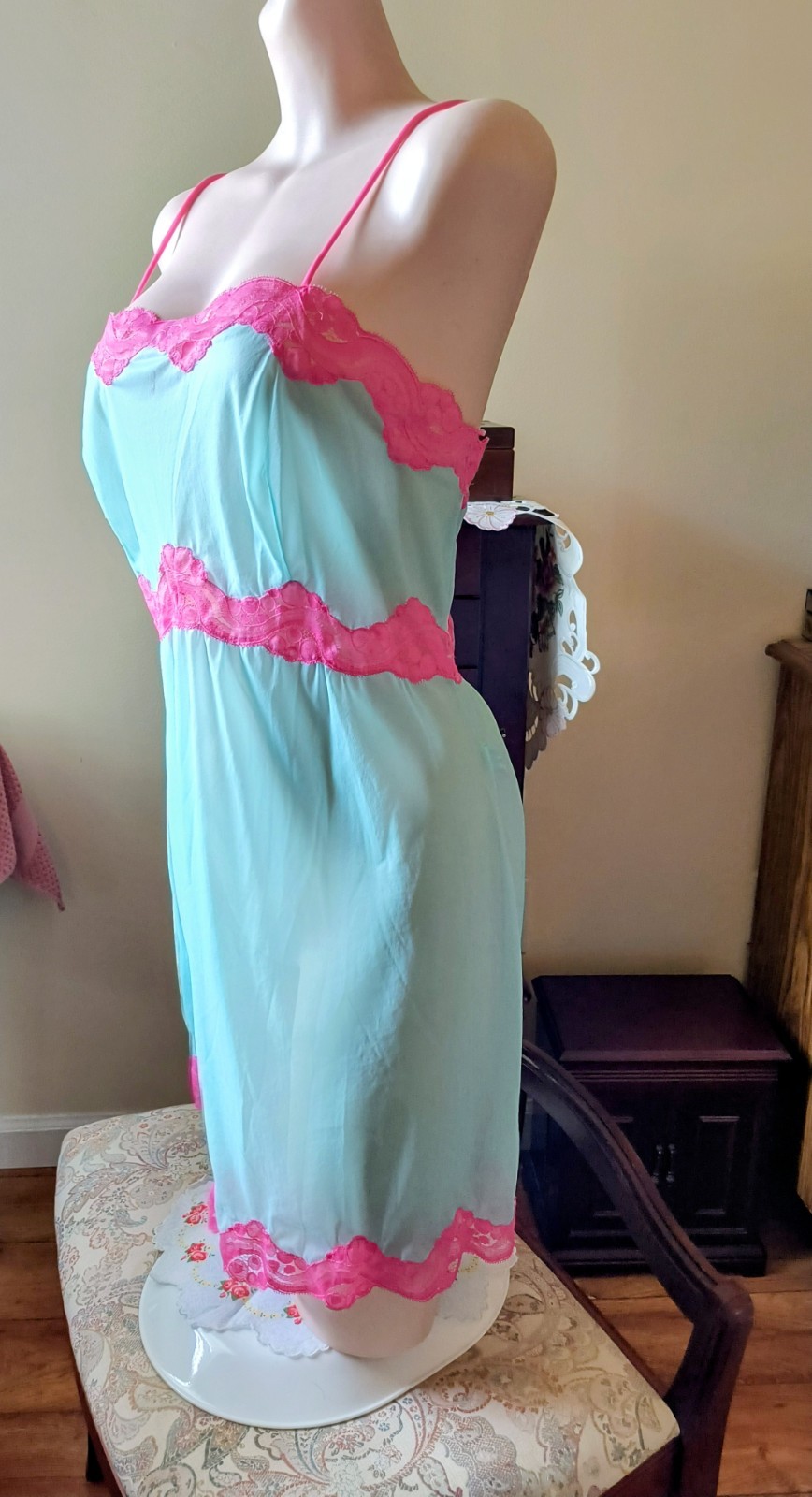 Vintage EMILIO PUCCI FORMFIT ROGERS SLIP NIGHTIE Babydoll