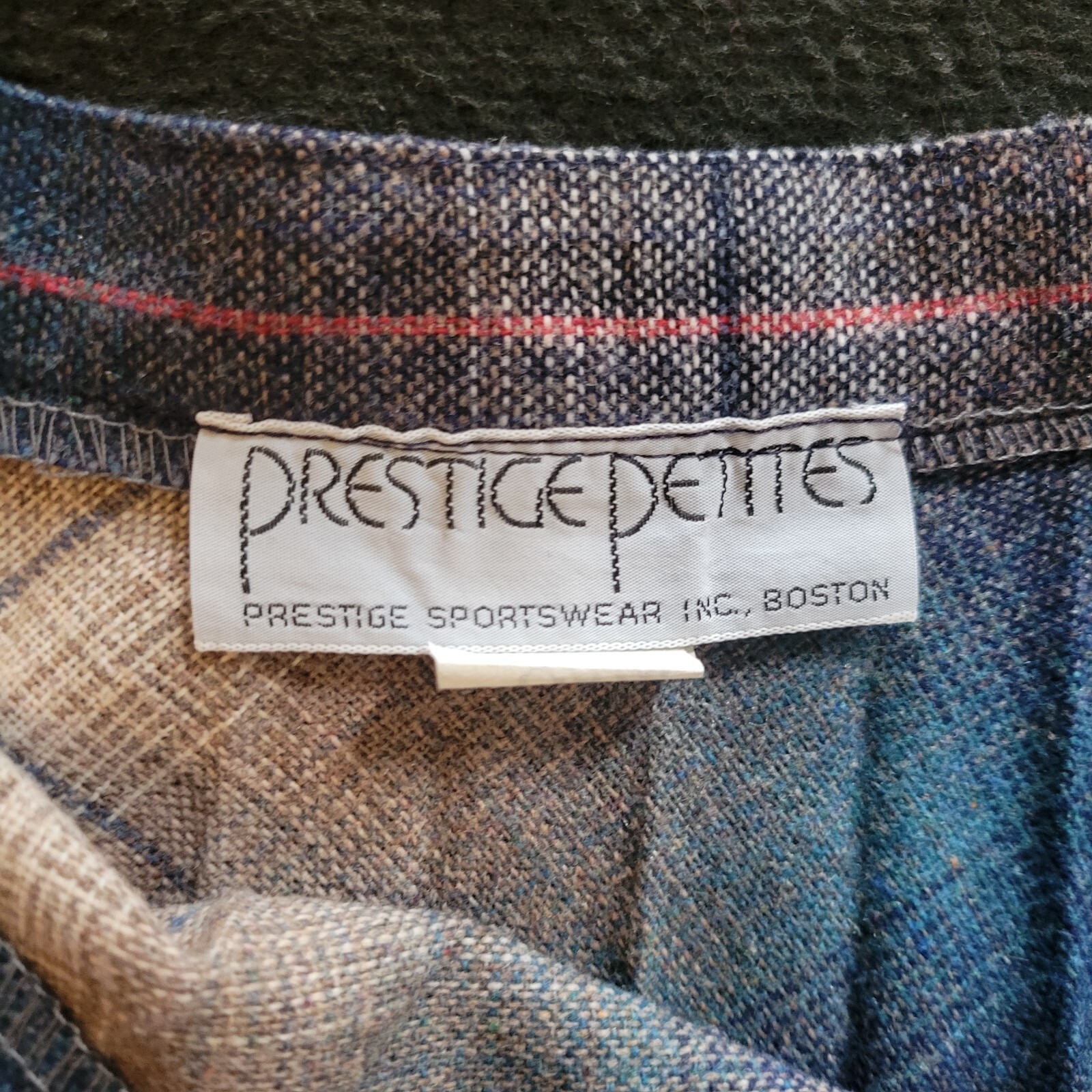 Vintage Wool Prestige Sportswear Petites Skirt Size 10 Made In USA Dry Clean
