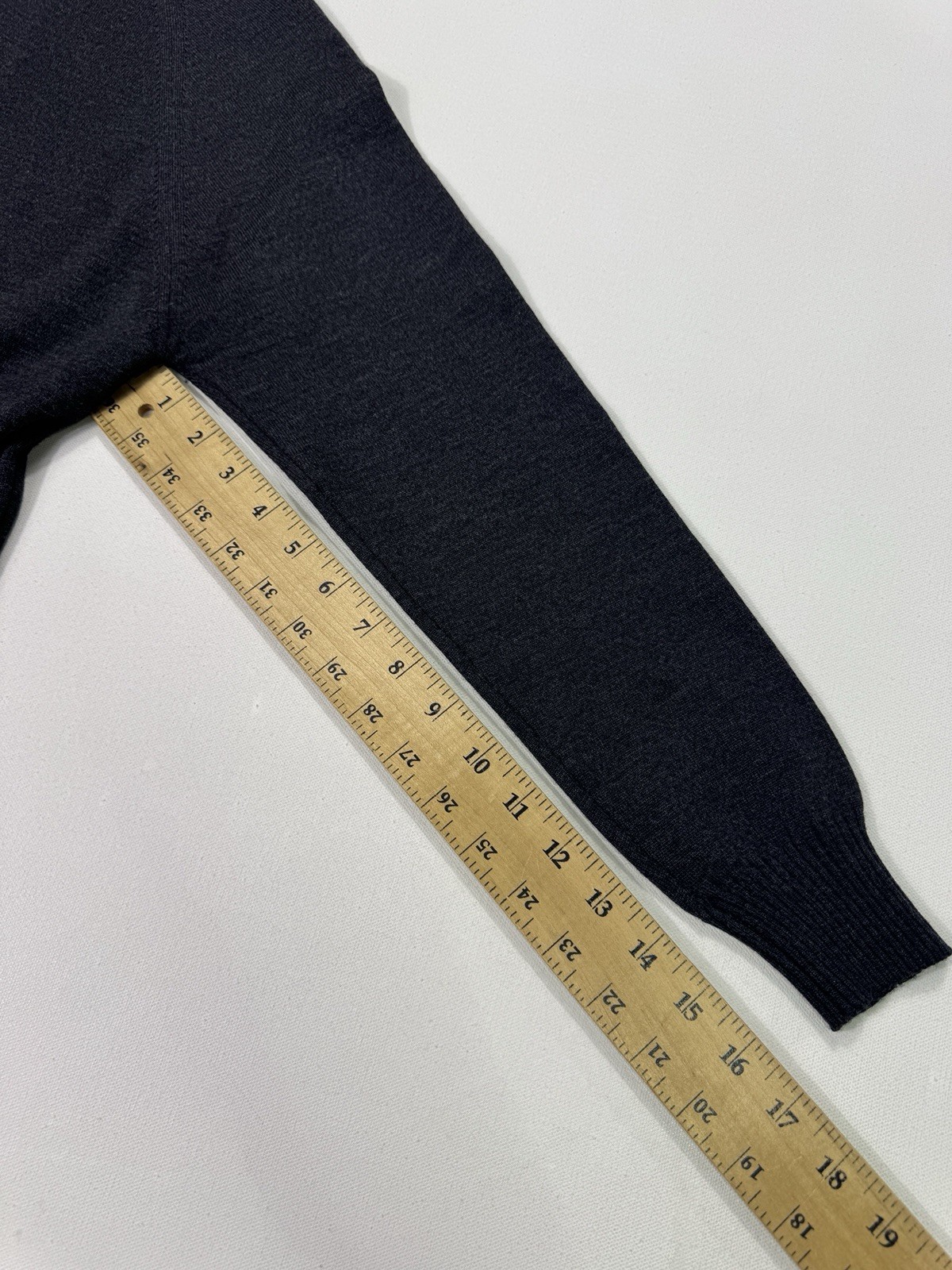 Vintage 60s Goldworm Merino Wool Tunic Sweater Women’s Size 8 Grey Italy