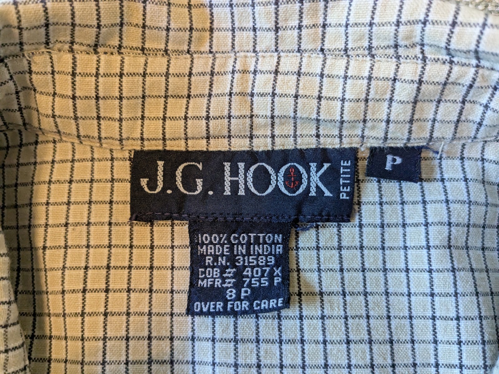 Vintage J G Hook Jumper Dress Button Down Front Sz 8 Petite 90s