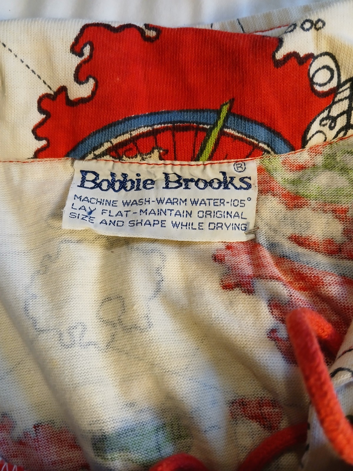 Vtg 1960s Bobbie Brooks Boho Hippie Retro Shirt Sz Small