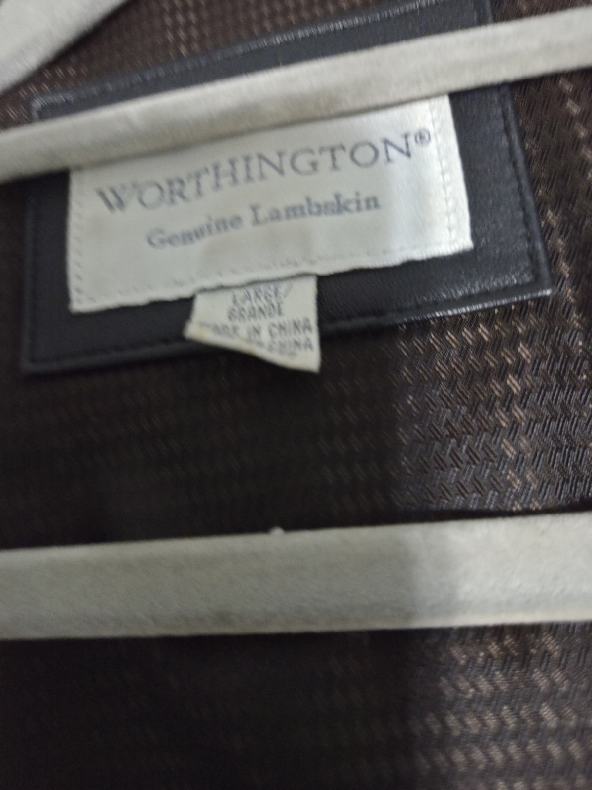 Worthington Women’s Leather Blazer Real Soft Lambskin Black Jacket