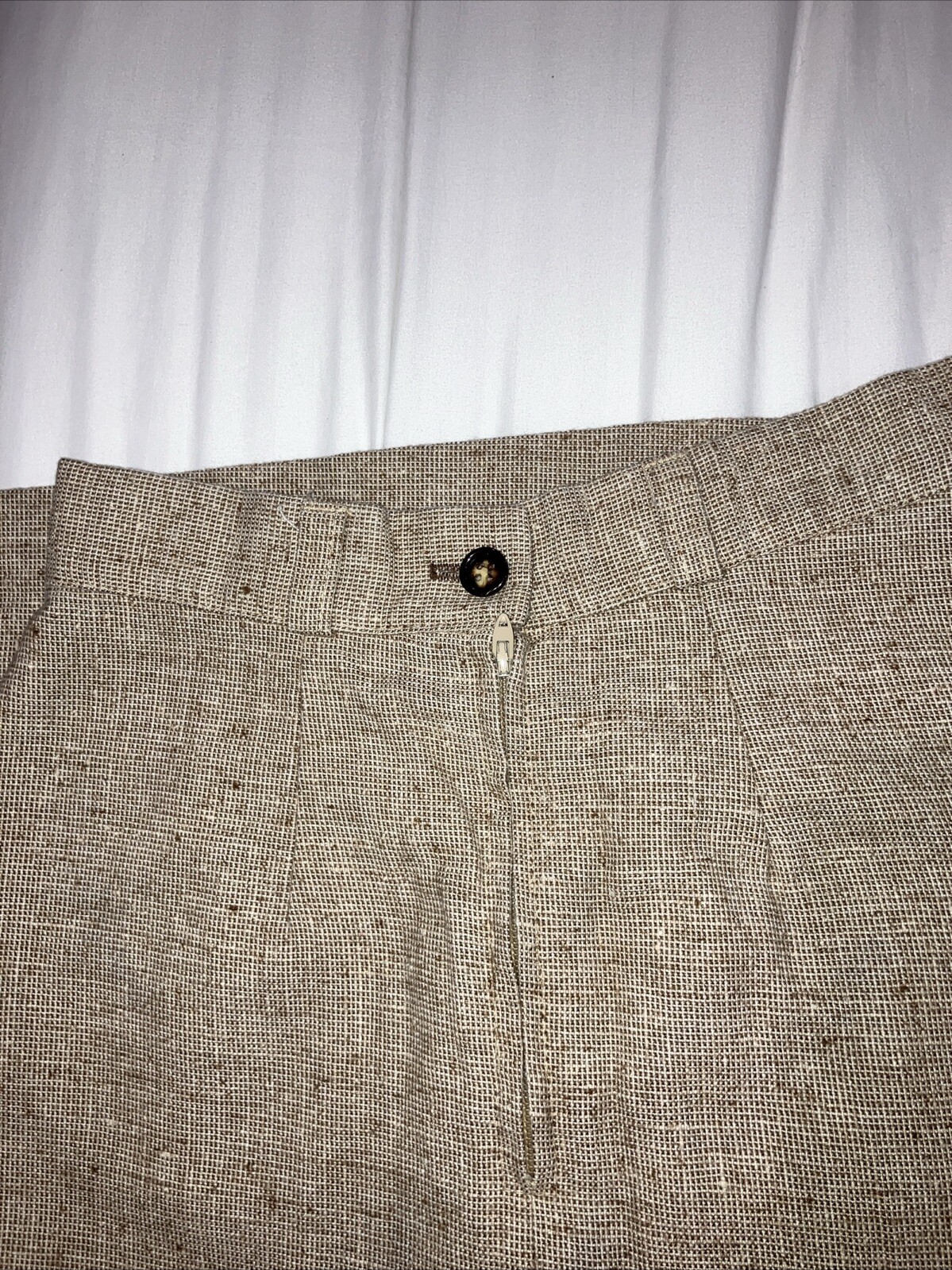Vintage 80s-90s “The Branch” Jacket Skirt Suit Outfit Set Brown Wool? Size XS/S?