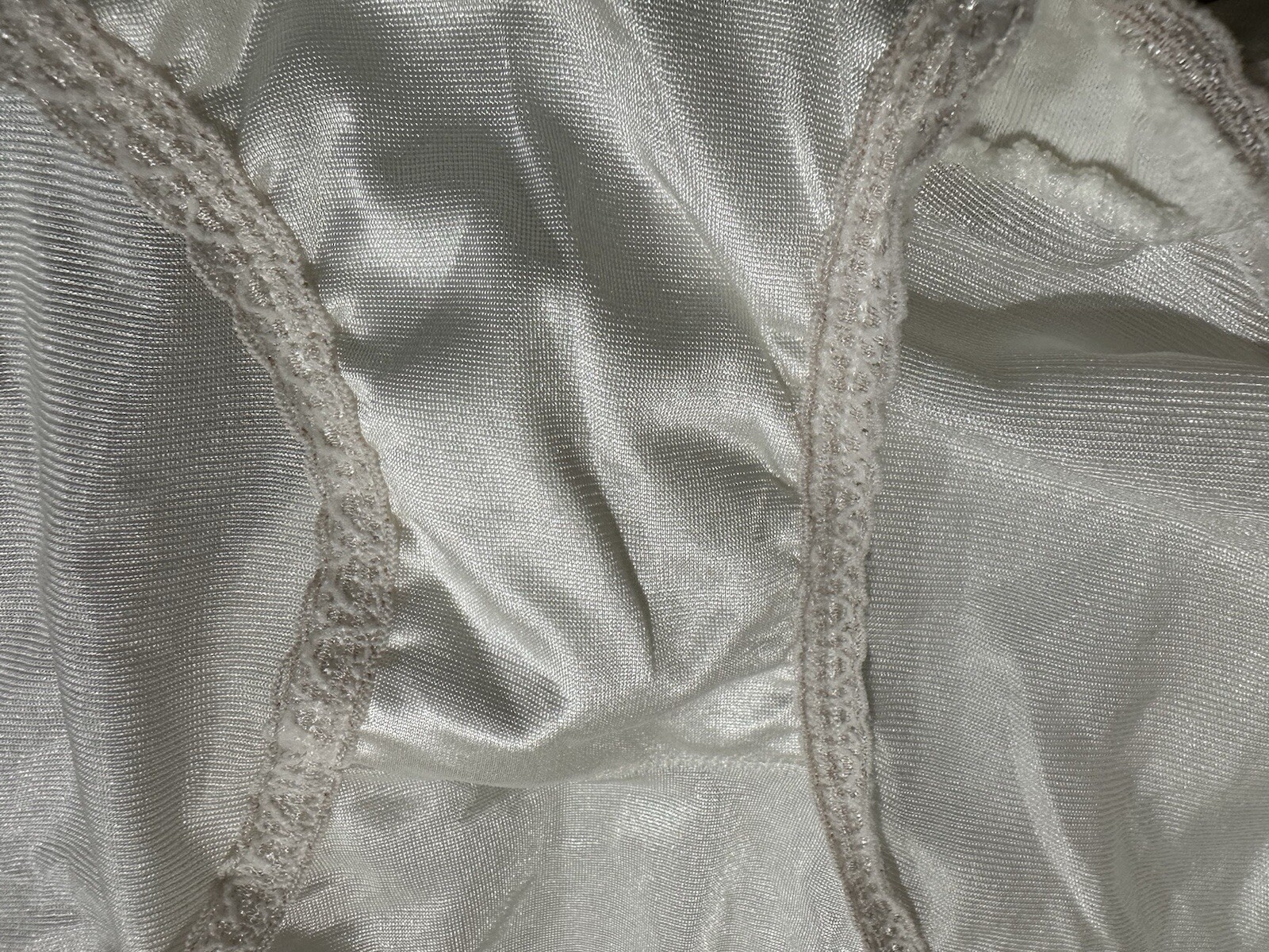 90’s Vintage Hanes Her Way Granny Panty Brief Lace Top Lot Of 2