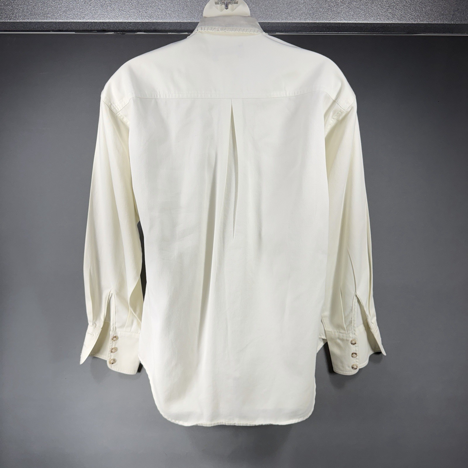 Vtg Breeches Ruffle Collar Blouse Top Womens 2 Prairie Cottagecore Romantic USA