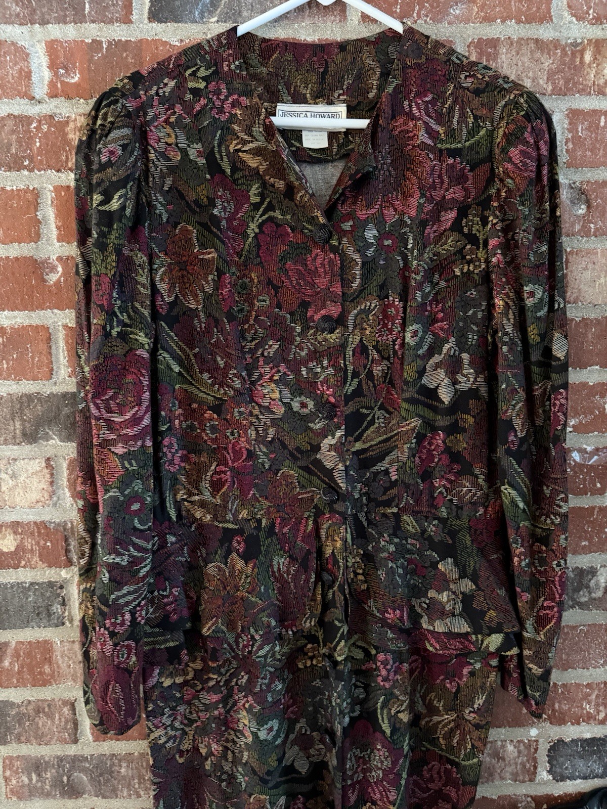 Vintage Jessica Howard Purple Dress Size 14