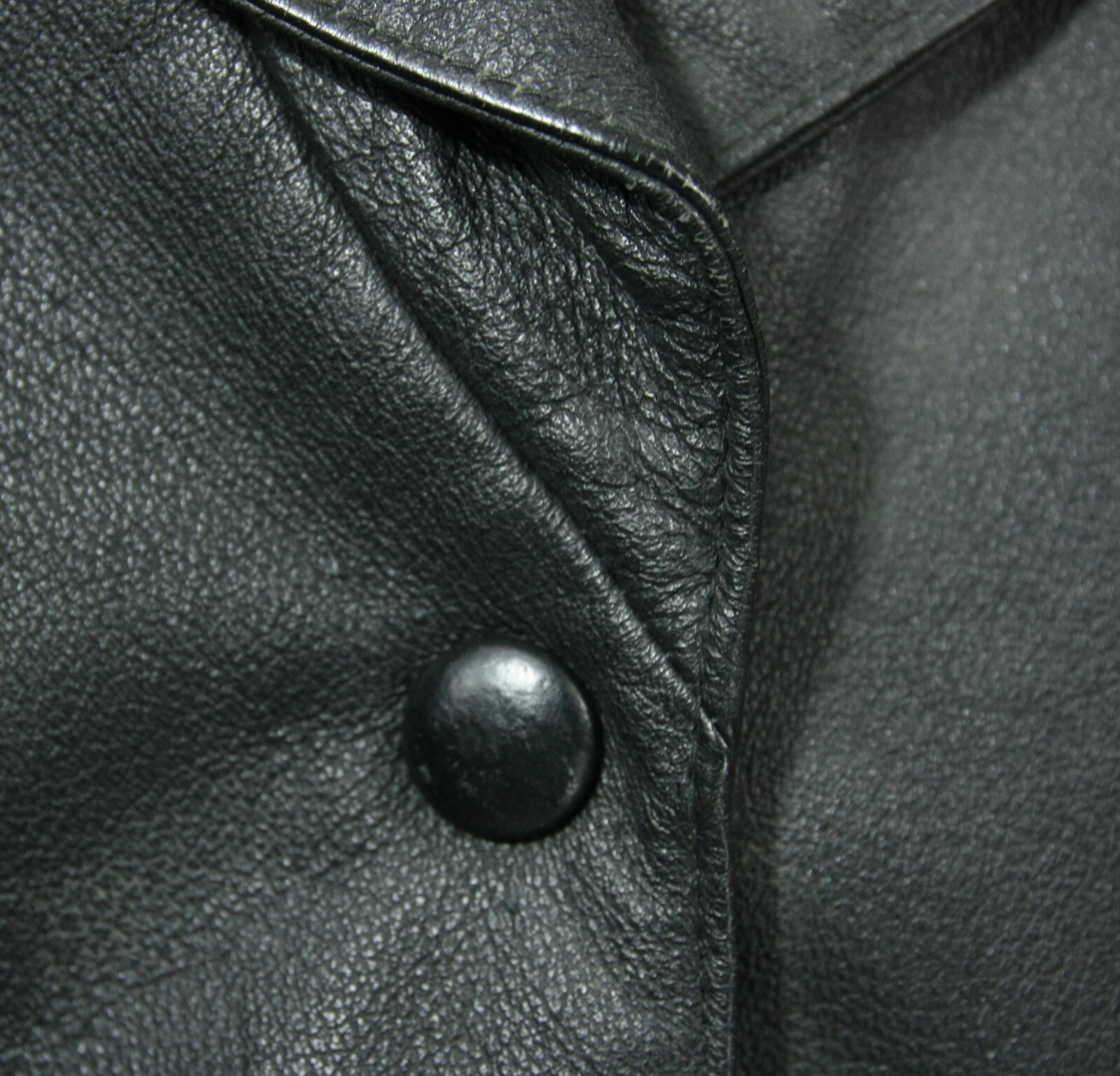 Vintage Wilsons Leather Paisley Dolman Sleeve Thinsulate Overcoat Coat Black M