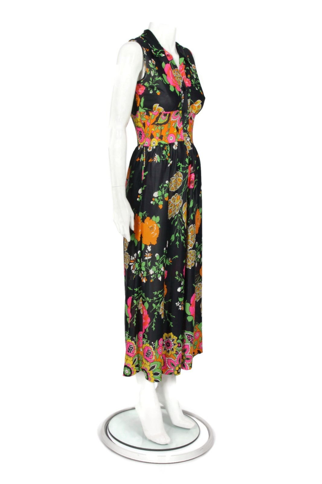 Vtg 60s 70s Godfried Psychedelic Mod Jumpsuit Boogie Nights Disco Outfit XS /769