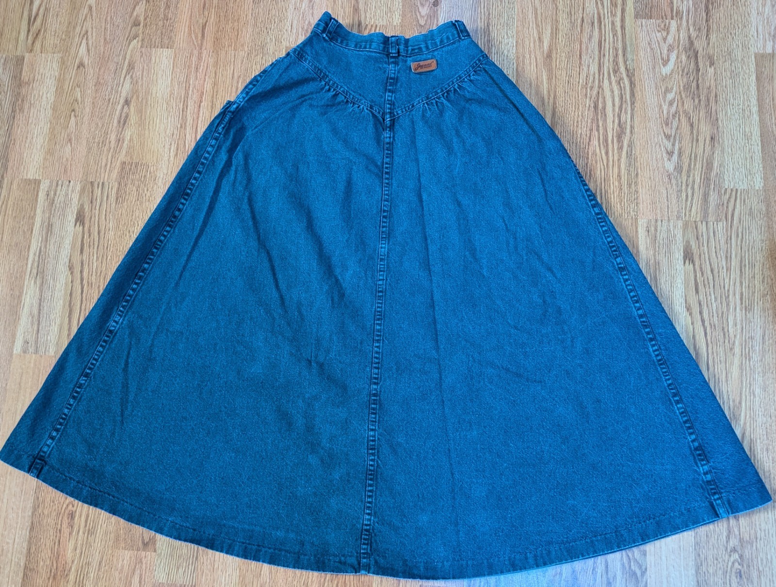 Vintage Western Cowgirl Denim Skirt Jeanne San Francisco Made In USA Size 5