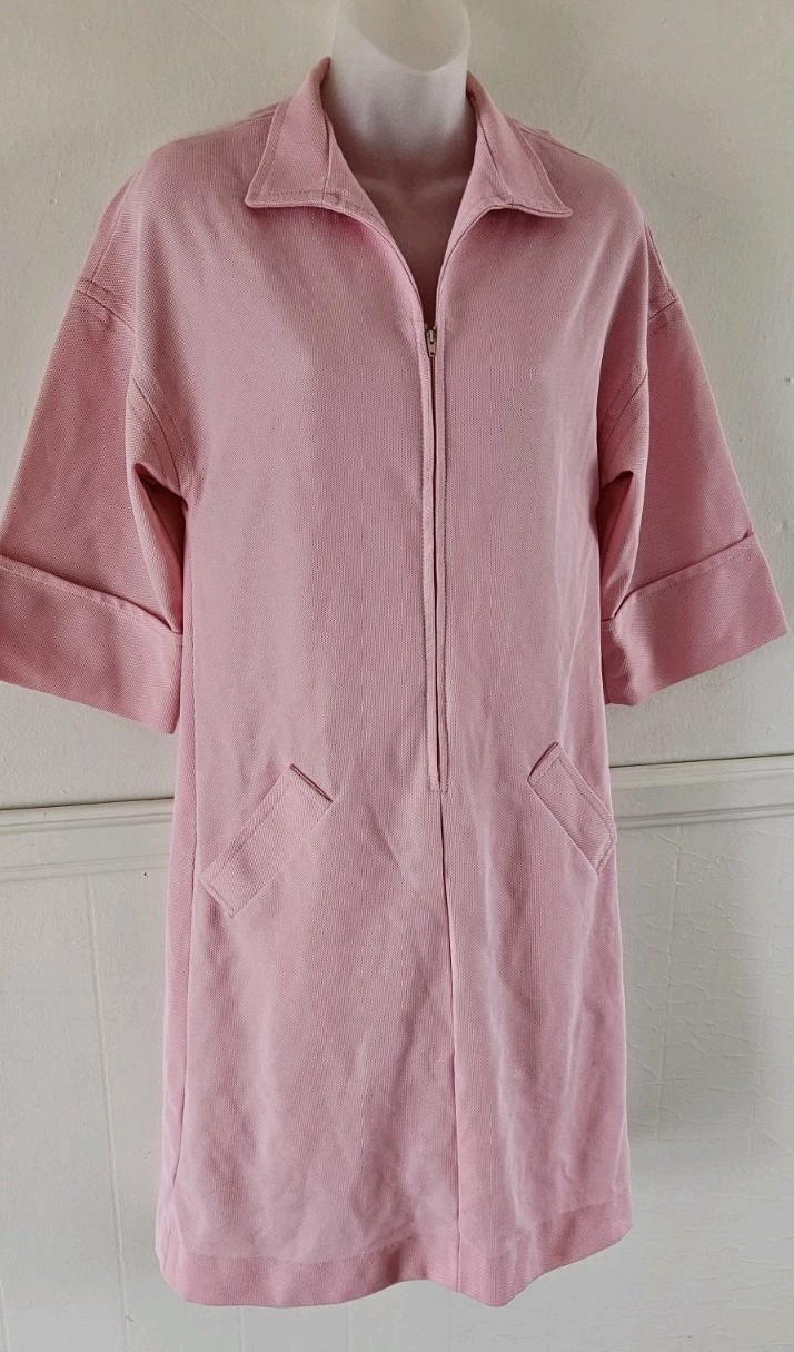 Vintage Rika for Fred Rothschild Womens Bubble Gum Pink Go-Go Dress Sz 6-8 M EUC