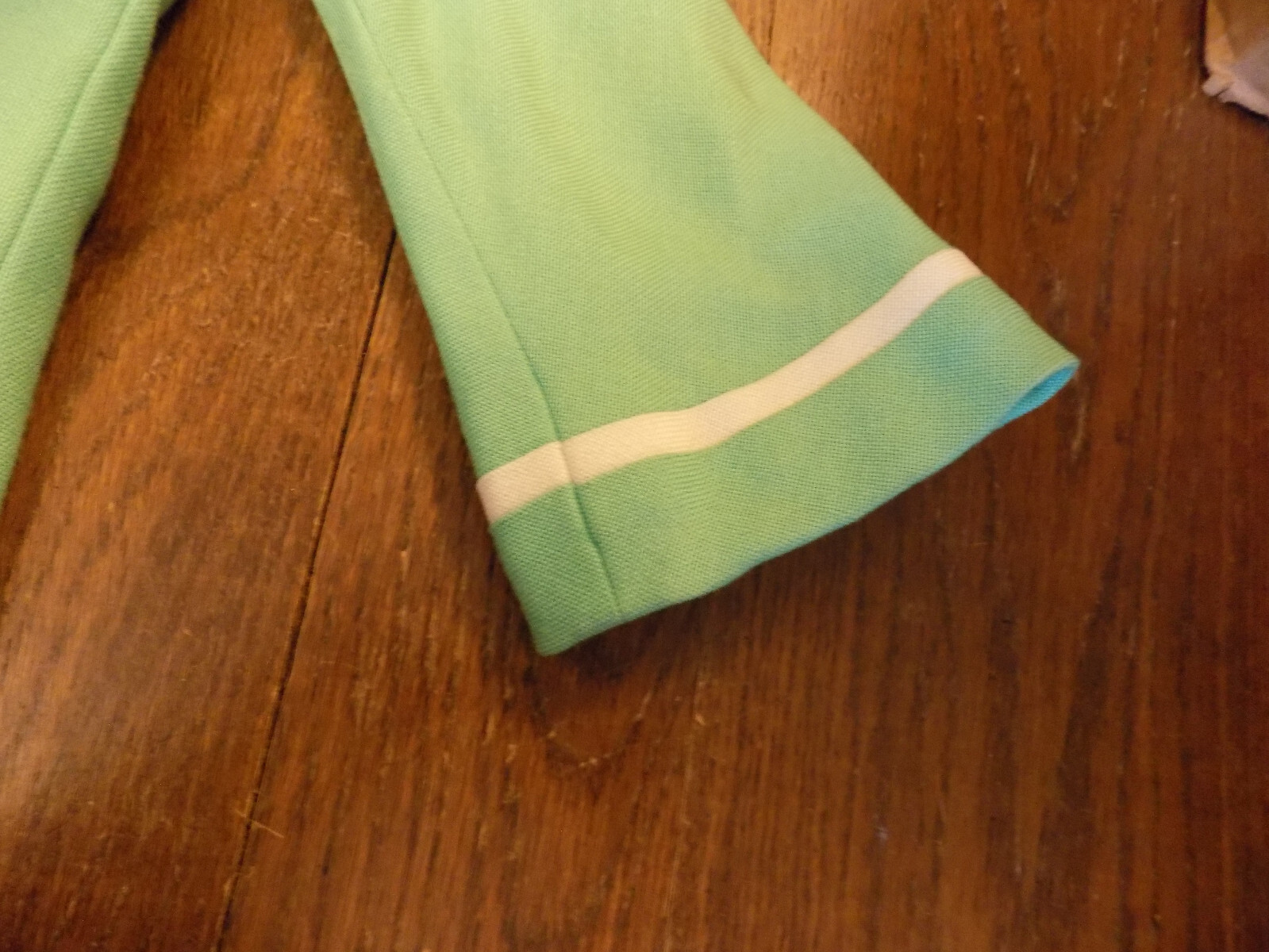 I.magnin & Co Jacket light Green White Piping & Bow ADORABLE Vtg Retro 1960s 60s