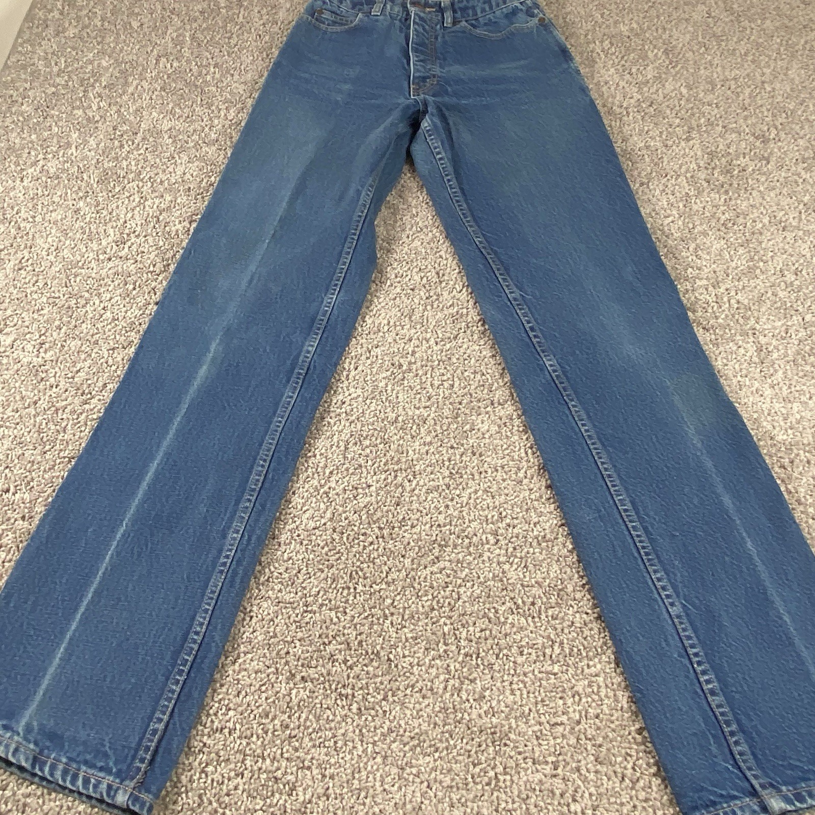 VTG Calvin Klein Jeans Women’s 26×34.5 Tall, Mid-rise Scovill Zipper 80s Retro