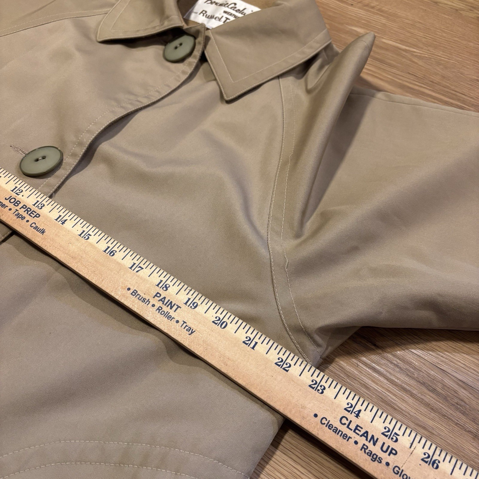 VTG 70s Bonnie Cashin for Russel Taylor Weatherwear Coat 10 Wool Lined ILGWU USA