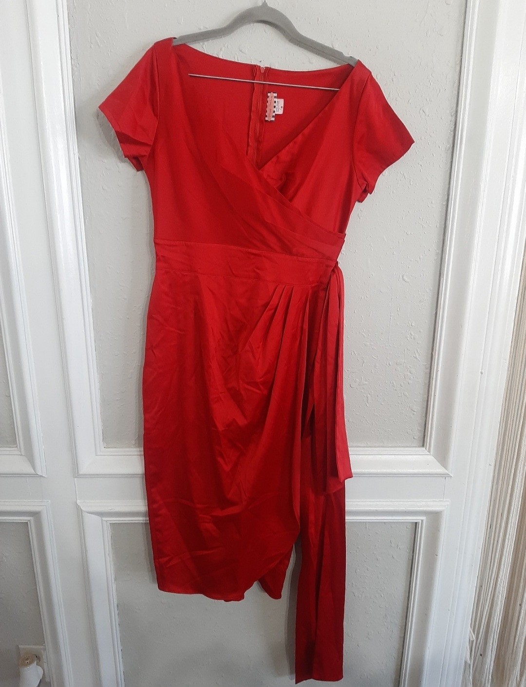 Pinup couture dress vintage midi sexy Marilyn monroe 50s 60s cocktail sash ava