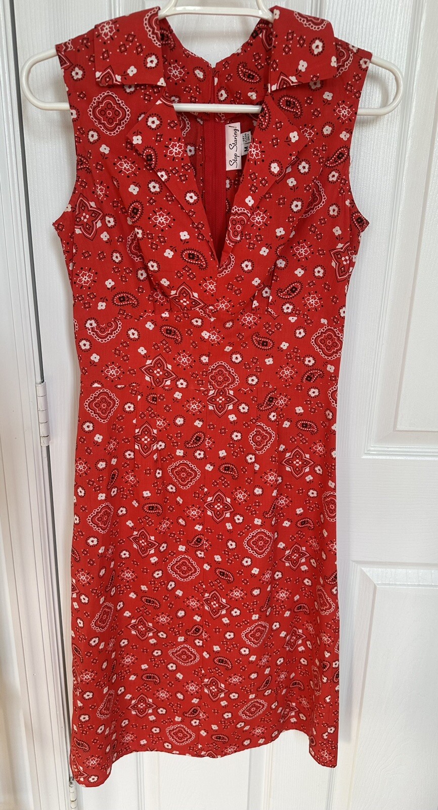 Bernie Dexter red sundress 1950s vintage style Bandana Dress Red Size M