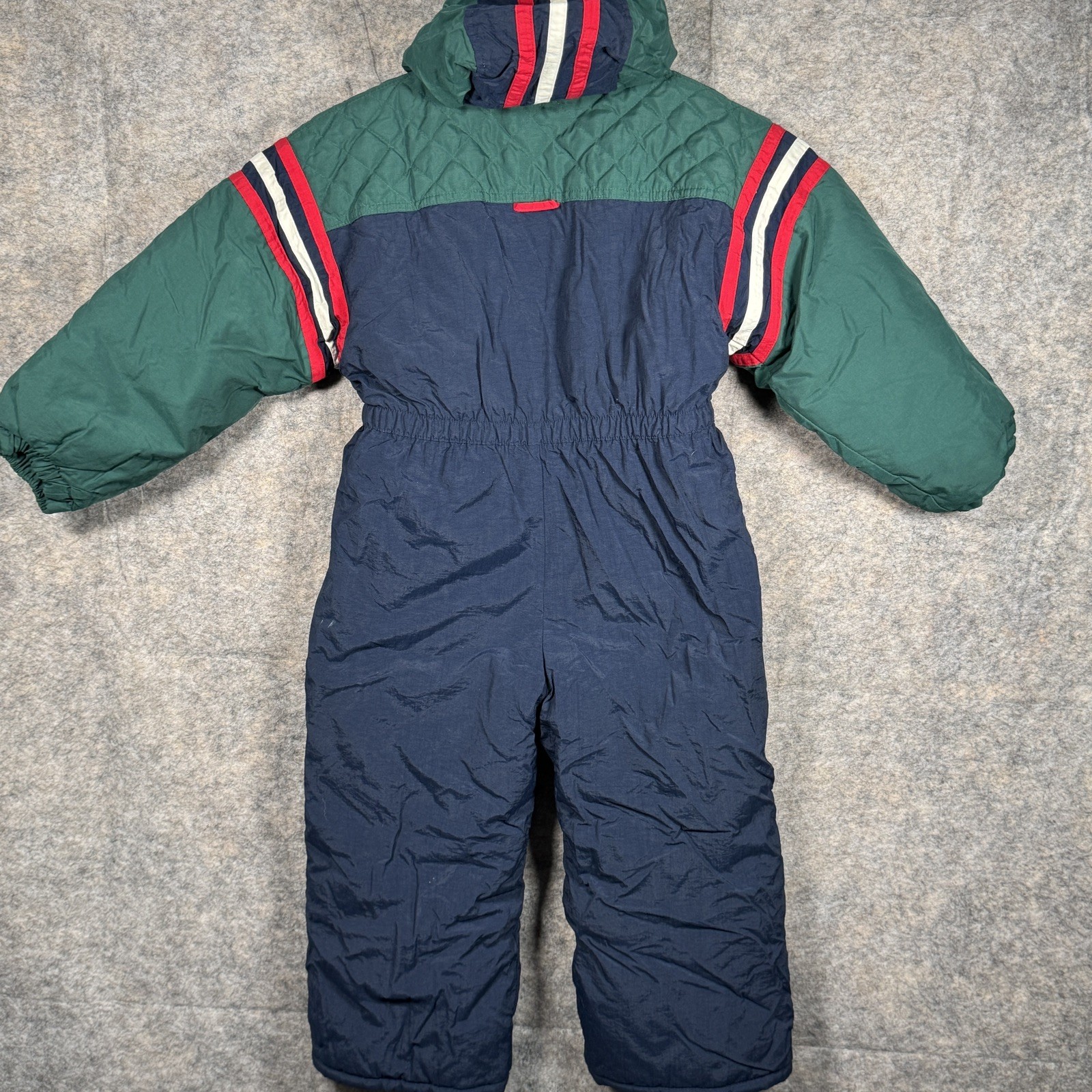 Vintage Osh Kosh B’Gosh Boys Snowsuit Size M 5/6 Lined Hooded Great Condition