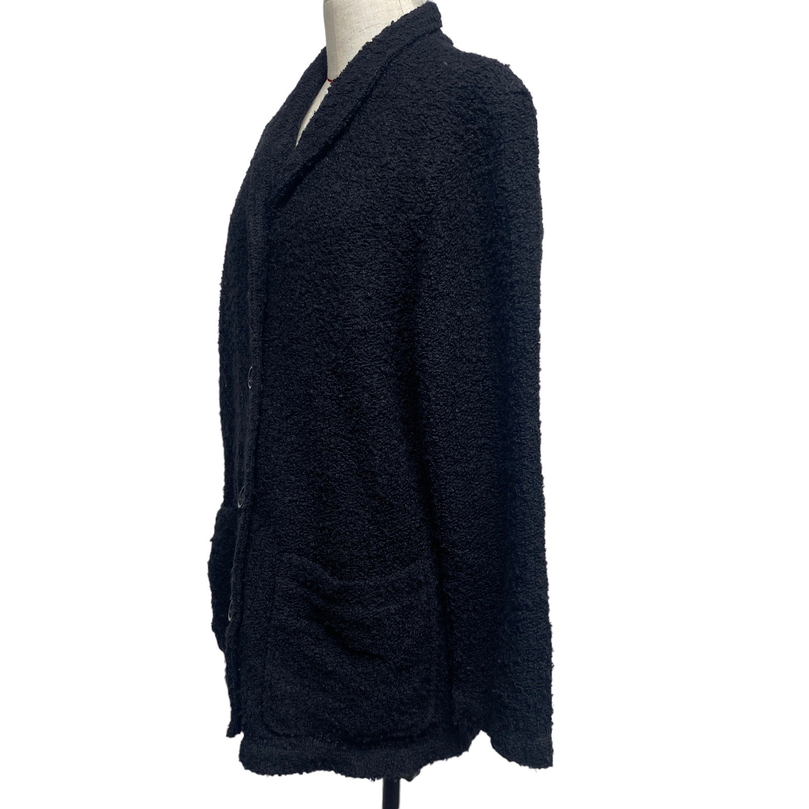 Vintage Democracy Womens Size L Curly Knit Button Front Cardigan Sweater