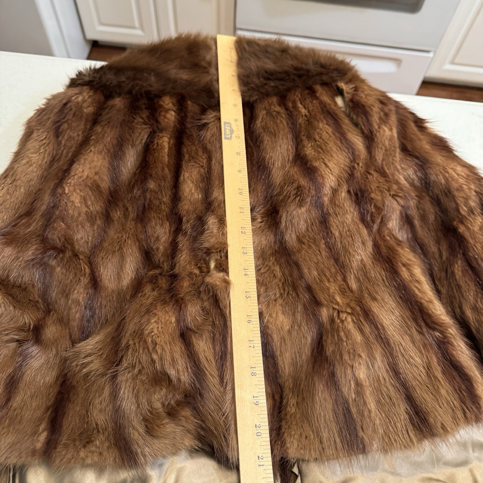Vintage Alan Furs Richmond Virginia Mink Stole Famous For Furs Needs Repair