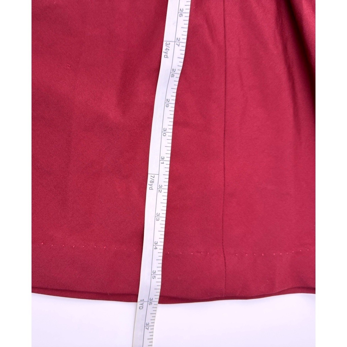 Sasson Short Sleeve Shirt Dress Vtg 70’s Maroon Paisley Trim Cotton Retro Preppy