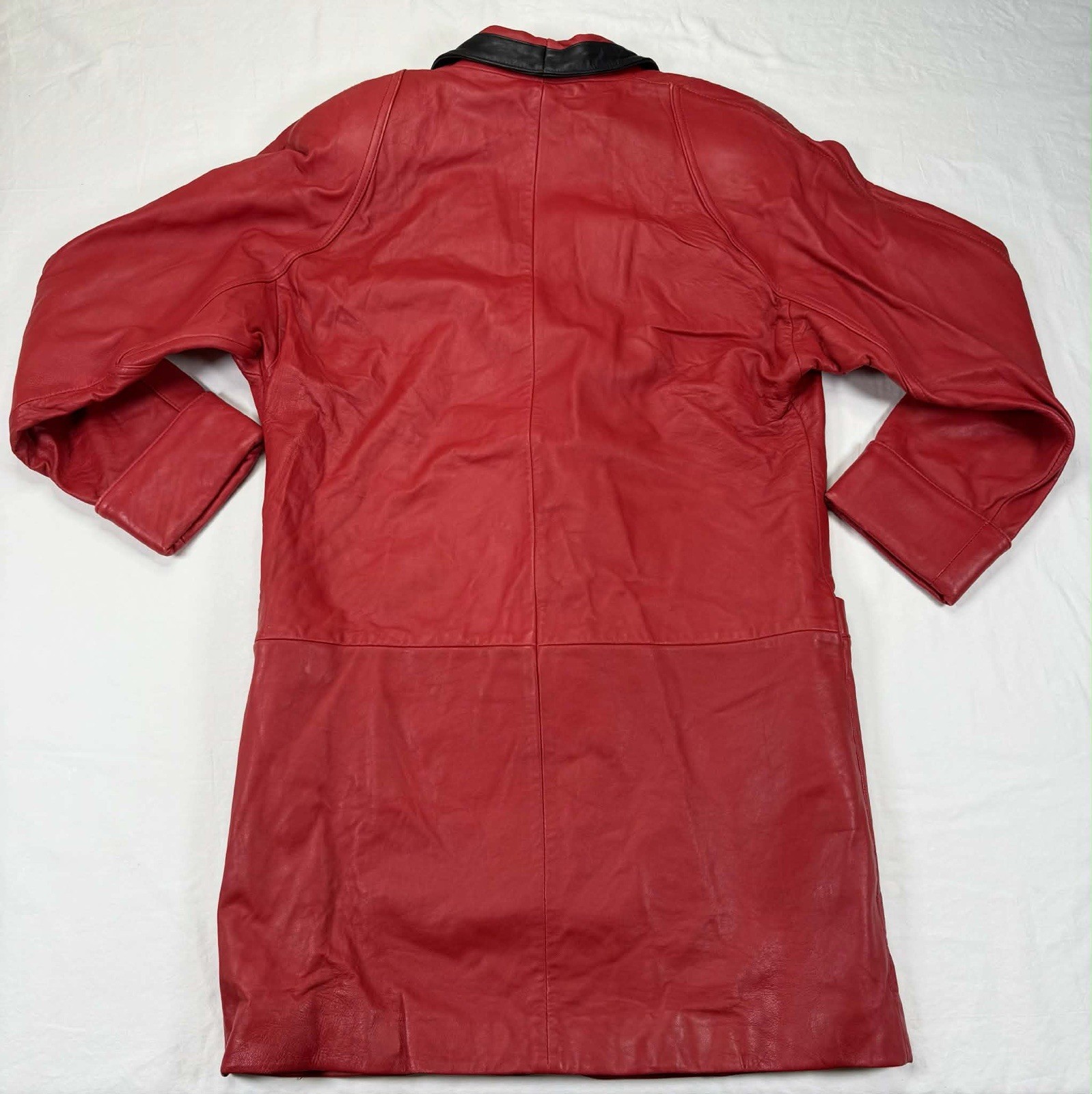 Vtg Tibor Red Leather Jacket Small Michael Jackson Thriller Jacket Pop Culture