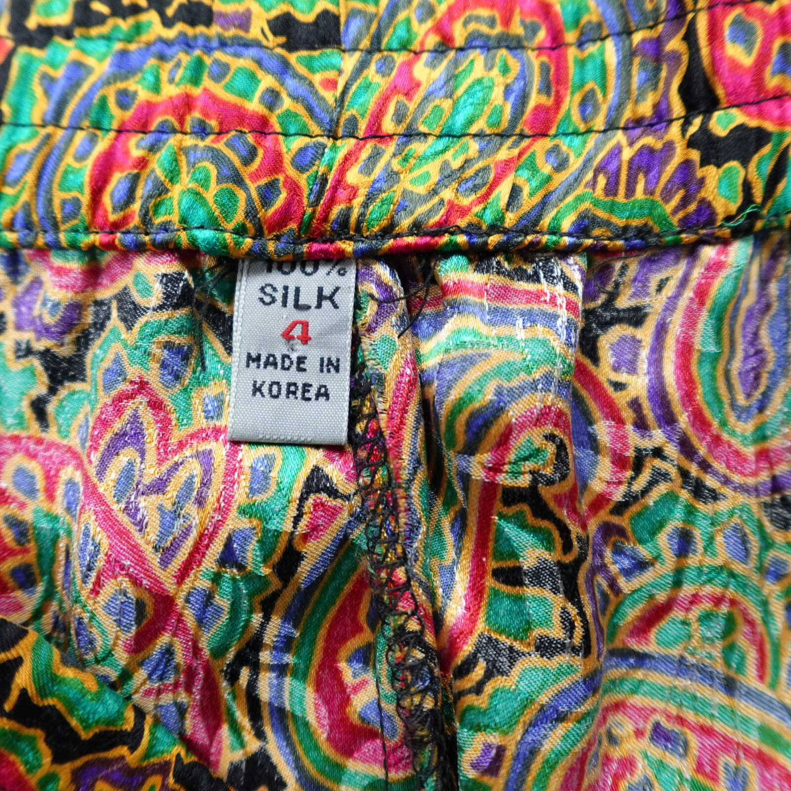 Adrianna Papell Lillie Rubin 2 Pc Silk Paisley Suit Evening Cocktail 4 Vintage