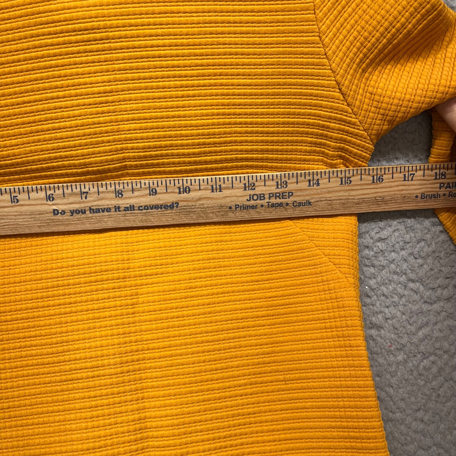60’s Leisure Pant Set Womens S Marigold Yellow Textured Dacron Polyester 70’s