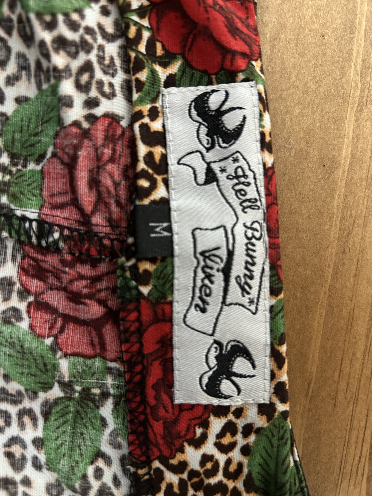 HELL BUNNY Rose Rockabilly Swing Dress Medium
