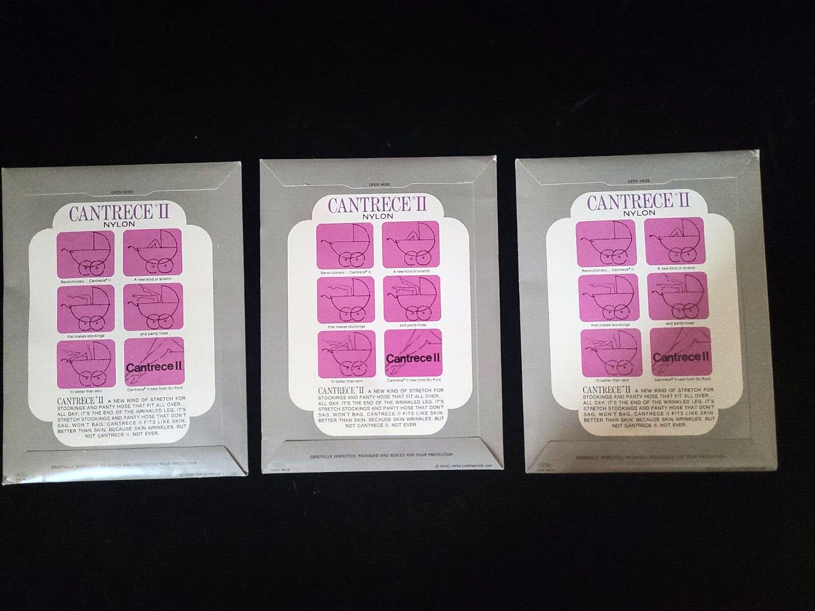 Vintage Cantrece II Nylon Stockings Size C Coffee Taupe Twilite 5 Pairs