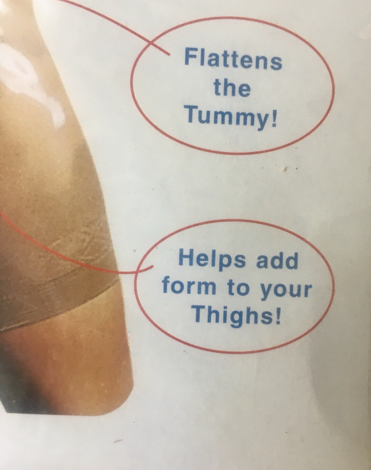 Vintage Pantyhose Slimming Pants Large Natural Pound Ridge Products Tummy Lift