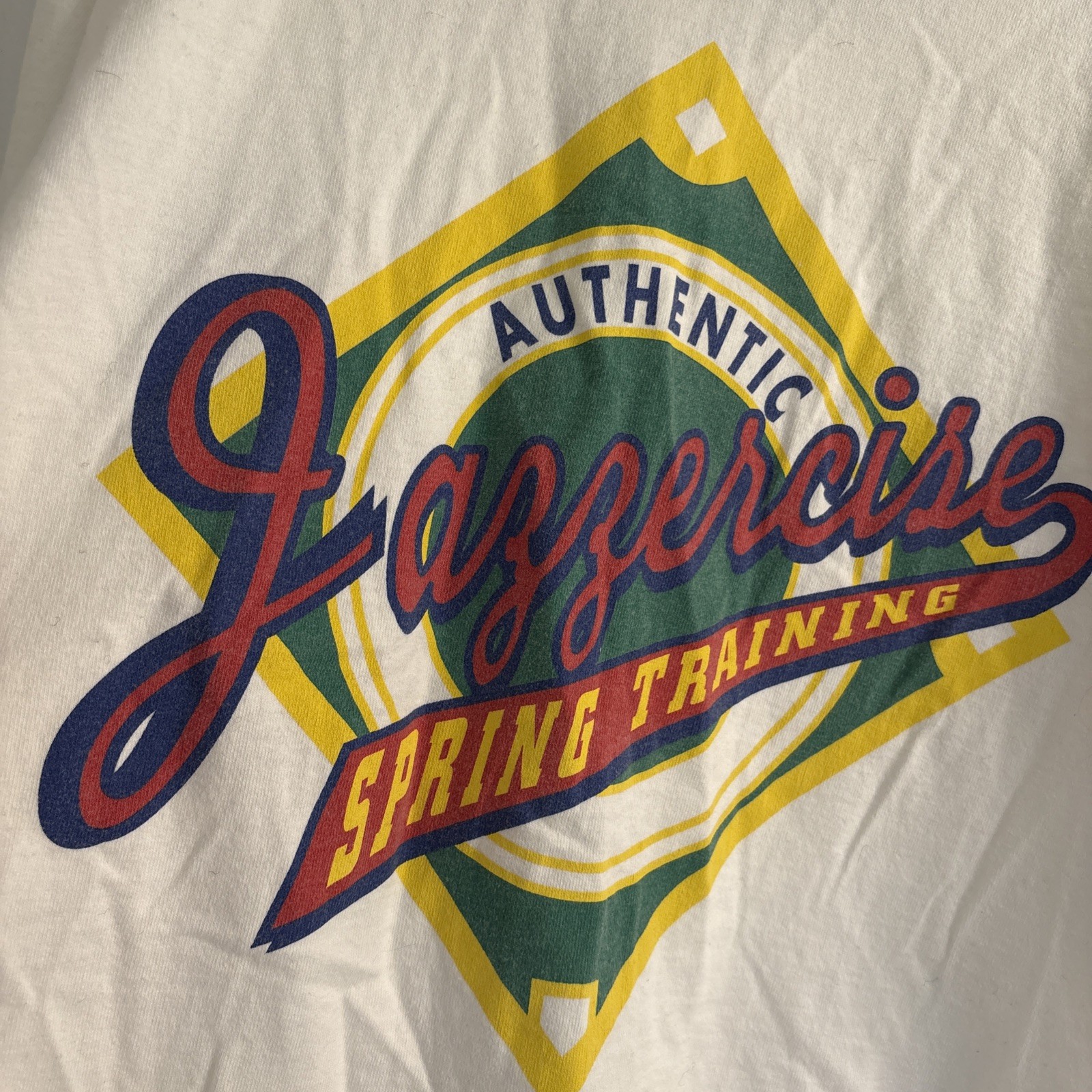 Vintage Jazzercise “Spring training” Jersey, 1980-1990s Size XL