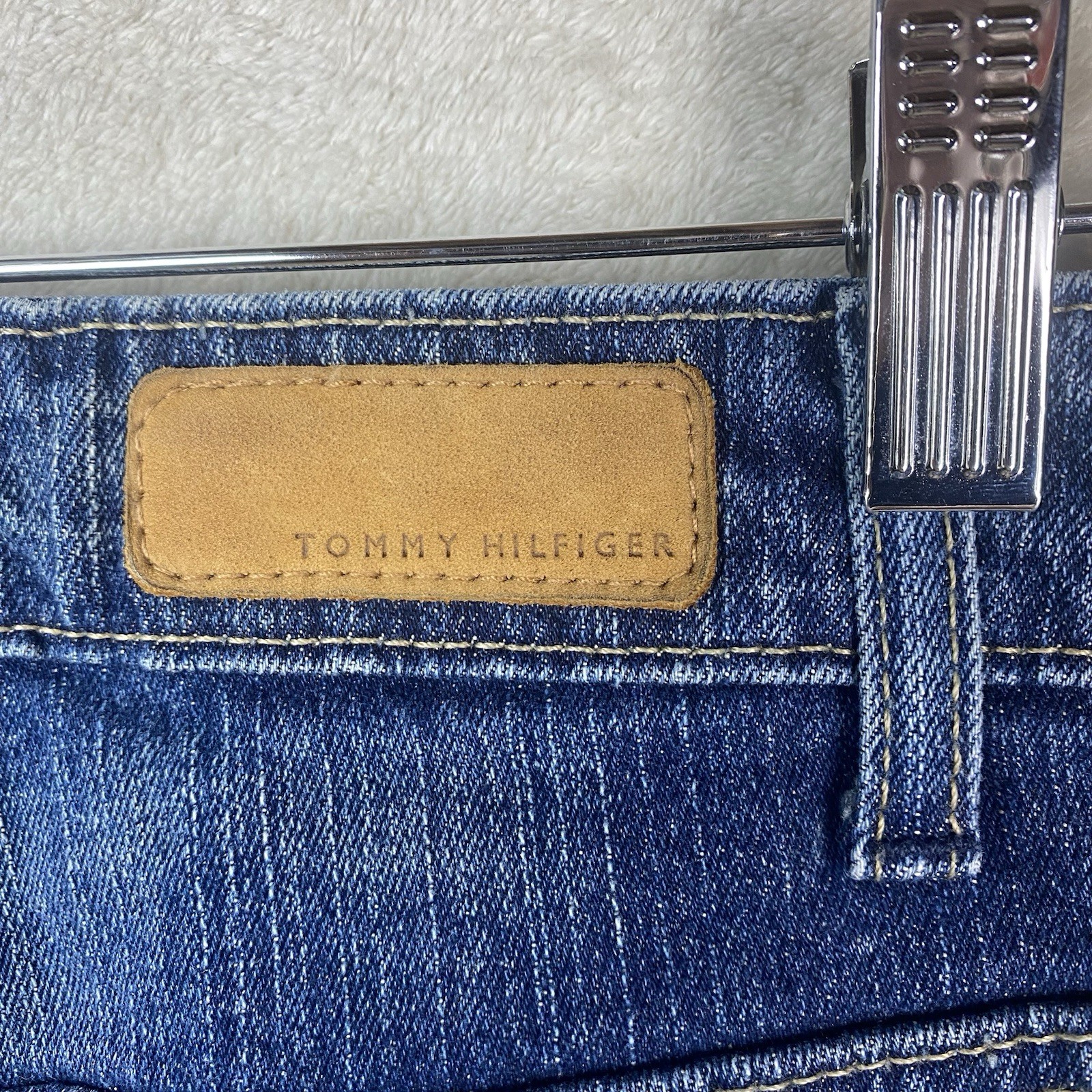 Tommy Hilfiger Vintage Jeans Y2K Bootcut Dark Wash High Rise Size 10 Cotton