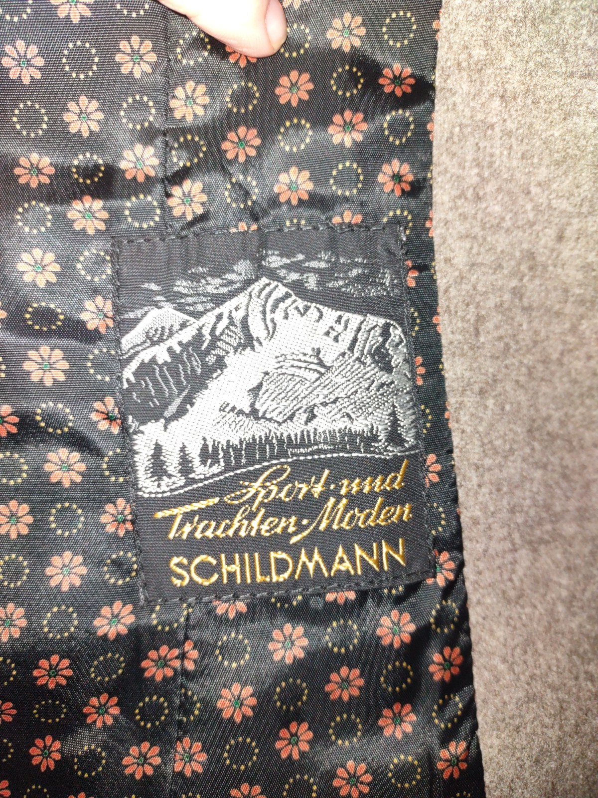Vintage SCHILDMANN Austrian Trachten Suit | Embroidered Loden Boiled Wool W/ Sm