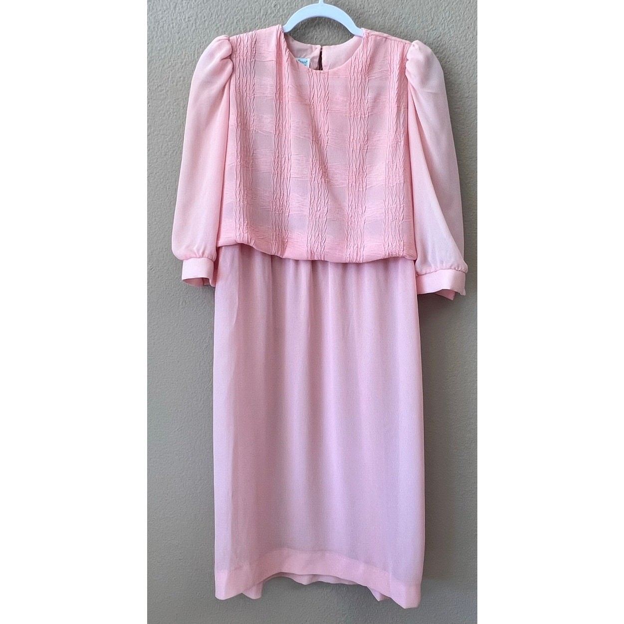 Vintage Lady Carol Pink Chiffon Dress