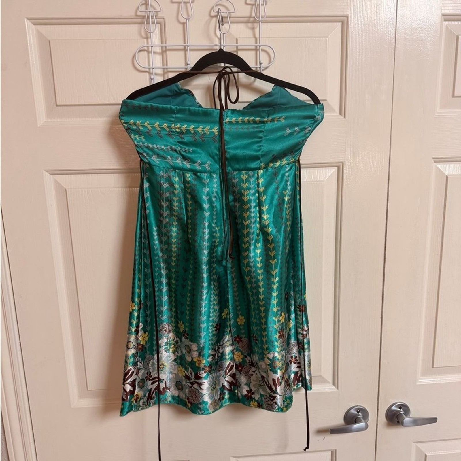 VTG Y2K Teeze Me Satin Halter Neck Mini Dress