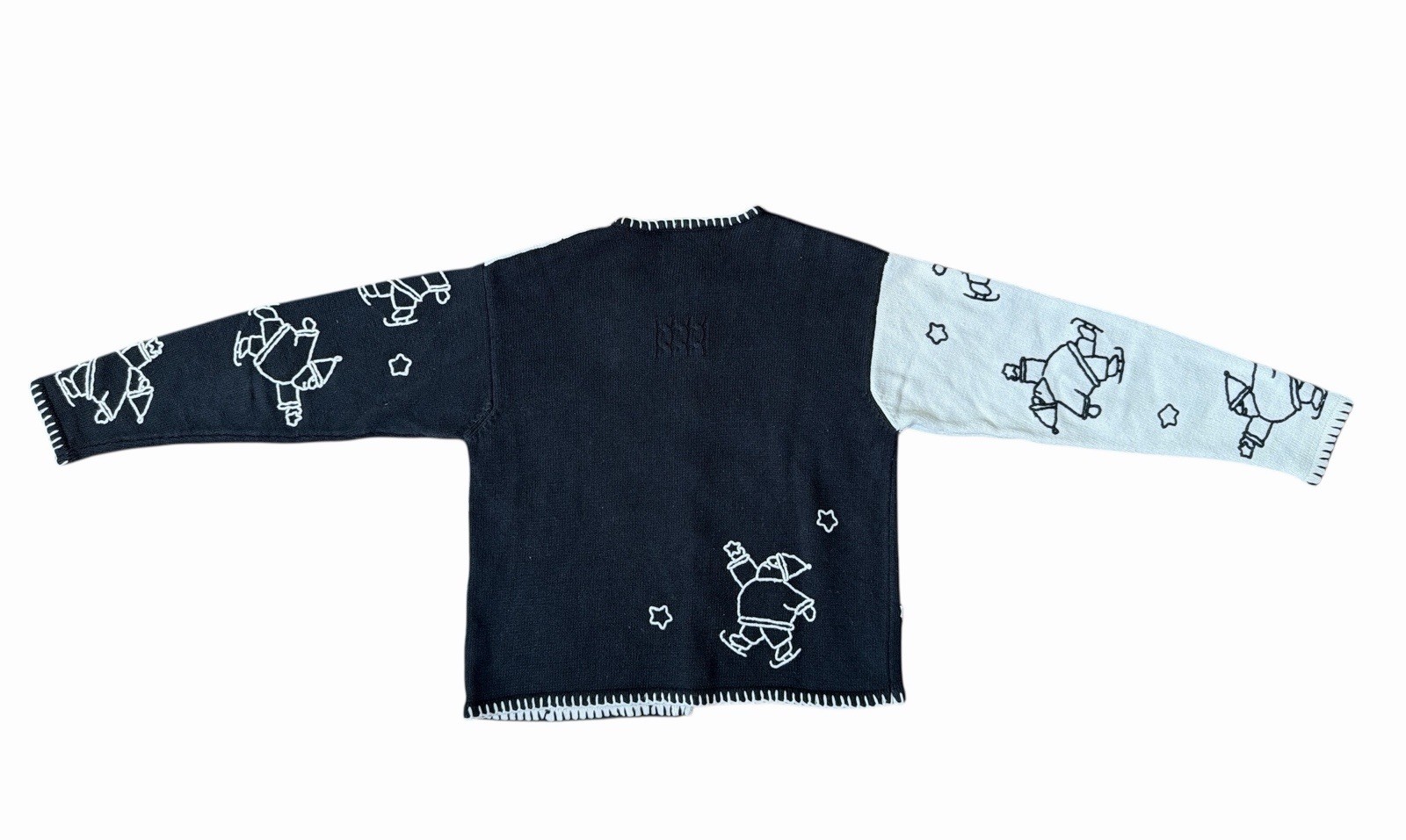 Vintage 90s Y2K Marisa Christina Christmas Collection Cardigan Sweater Size S