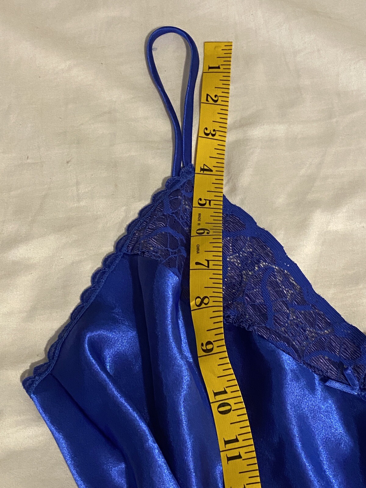 Bodysuit Small One Piece Blue Lace Top Silky Coquette Festival Rave Wear