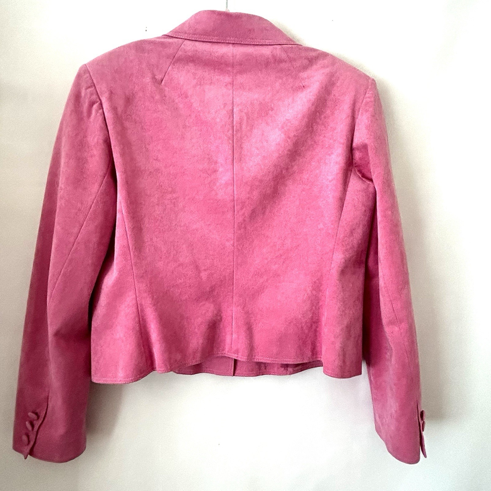 Vintage I Magnin Suede Blazer Crop Jacket