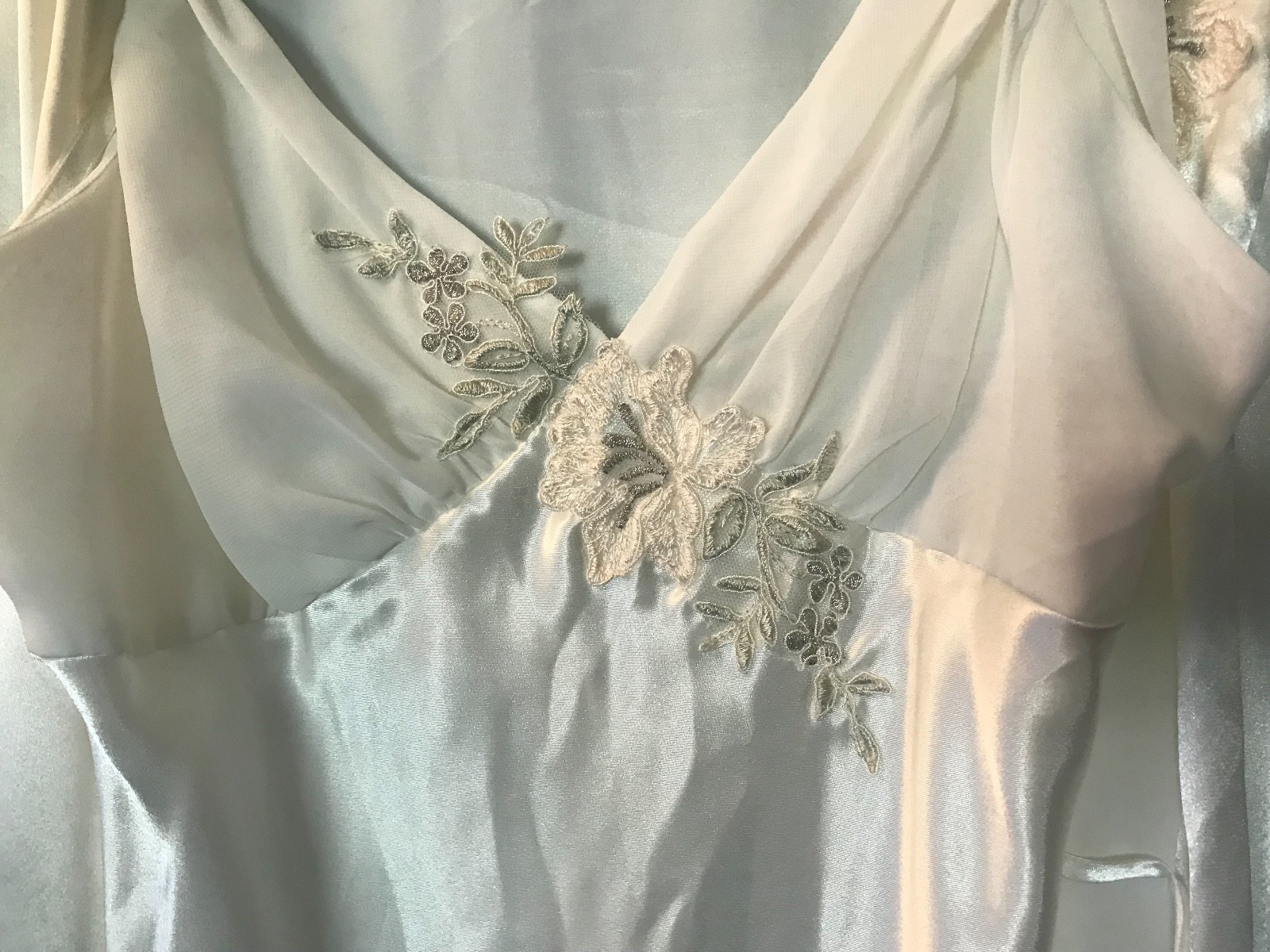 Blossom Intimates Nightgown Peignoir Bridal Size SM S Layla Sissy Second Skin