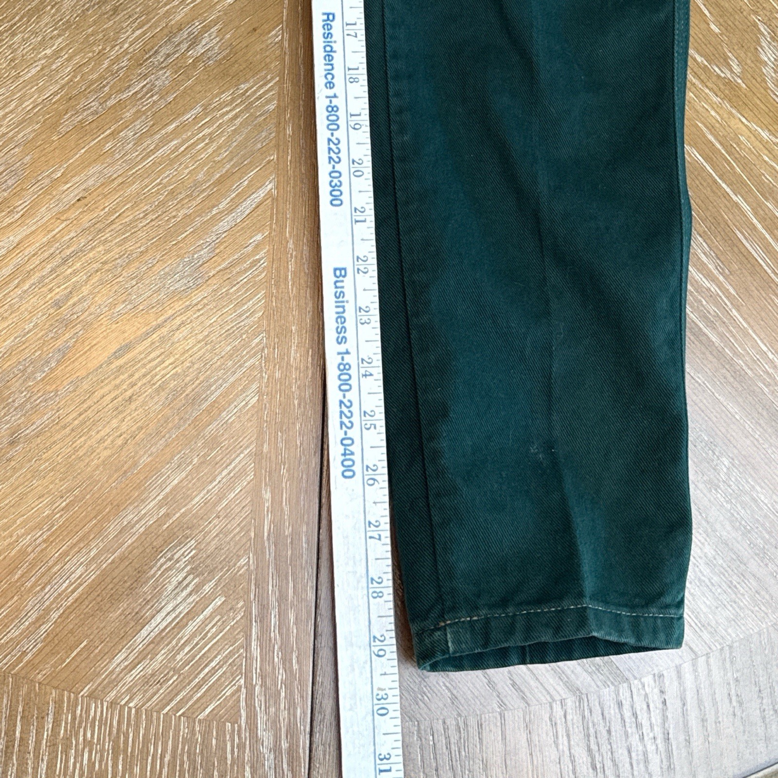 Vintage Marithe Francois Girbaud Green Jeans Womens 9/10 80s 90s