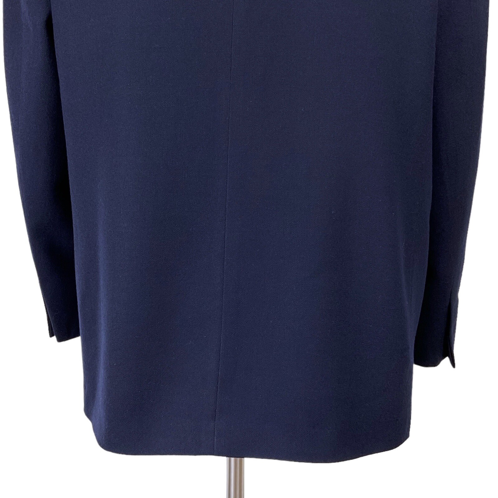 Bretton Place Womens Size 14 Blue Long Sleeve Wool Blazer Academia Career VTG