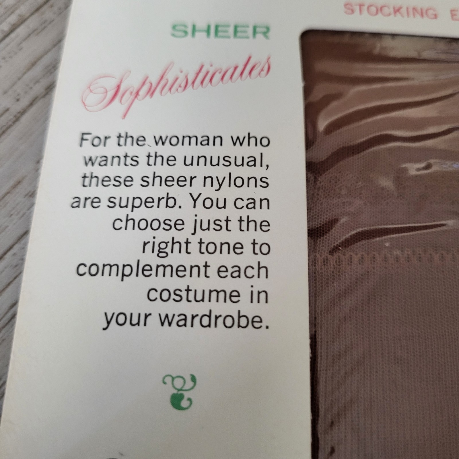 VTG ISIS Seamless Sheer Womens 10 Sophisticates Pantyhose New 60’s