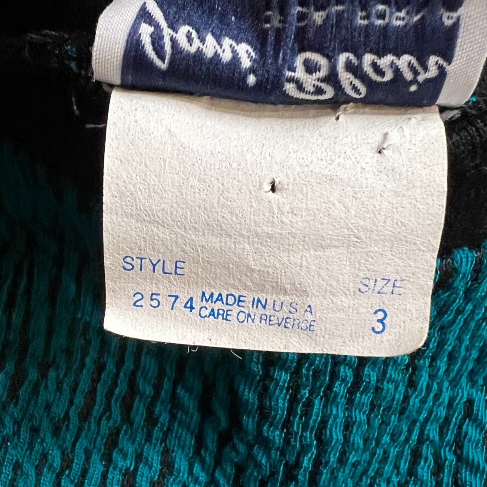 Size 3 Vintage Joni Blair 80s Green Stripe Midi Dress Prom Cocktail Ruffle USA