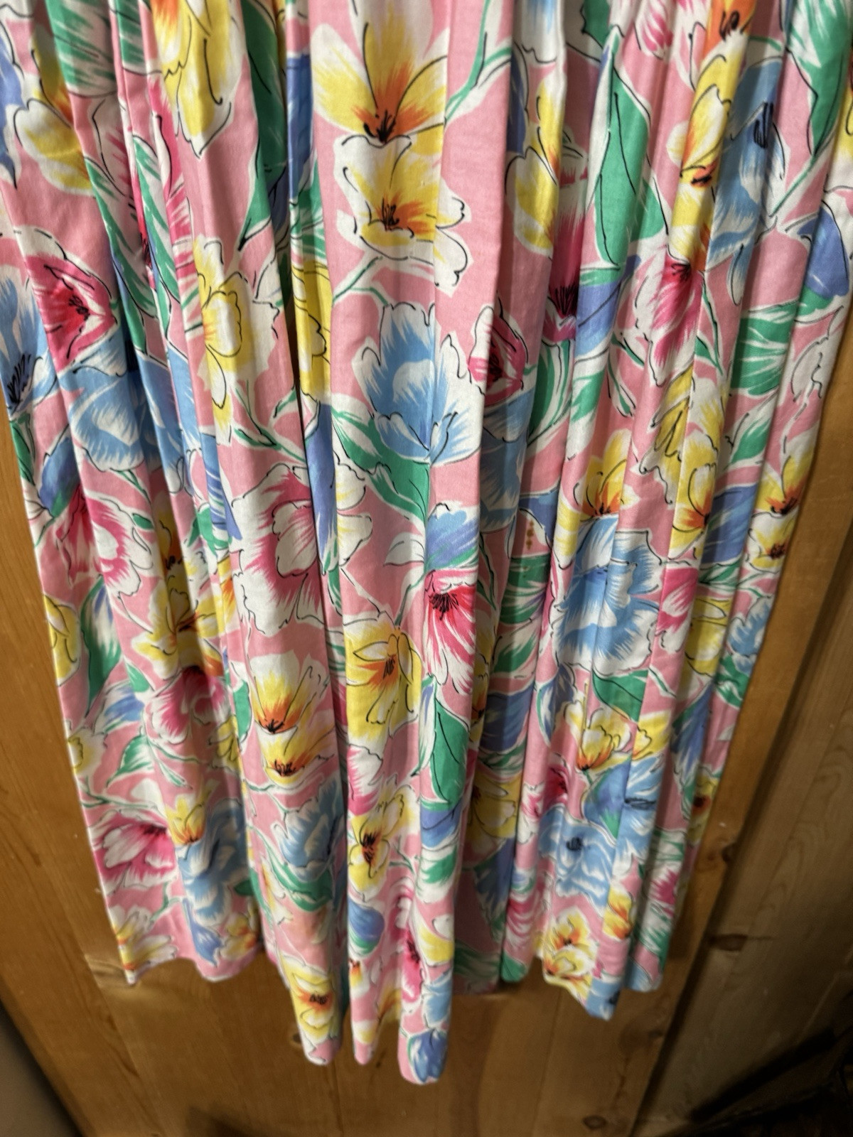 VTG Women’s Floral Midi Dress XS/S Bust 33” (flaws) Easter & Summer/Spring