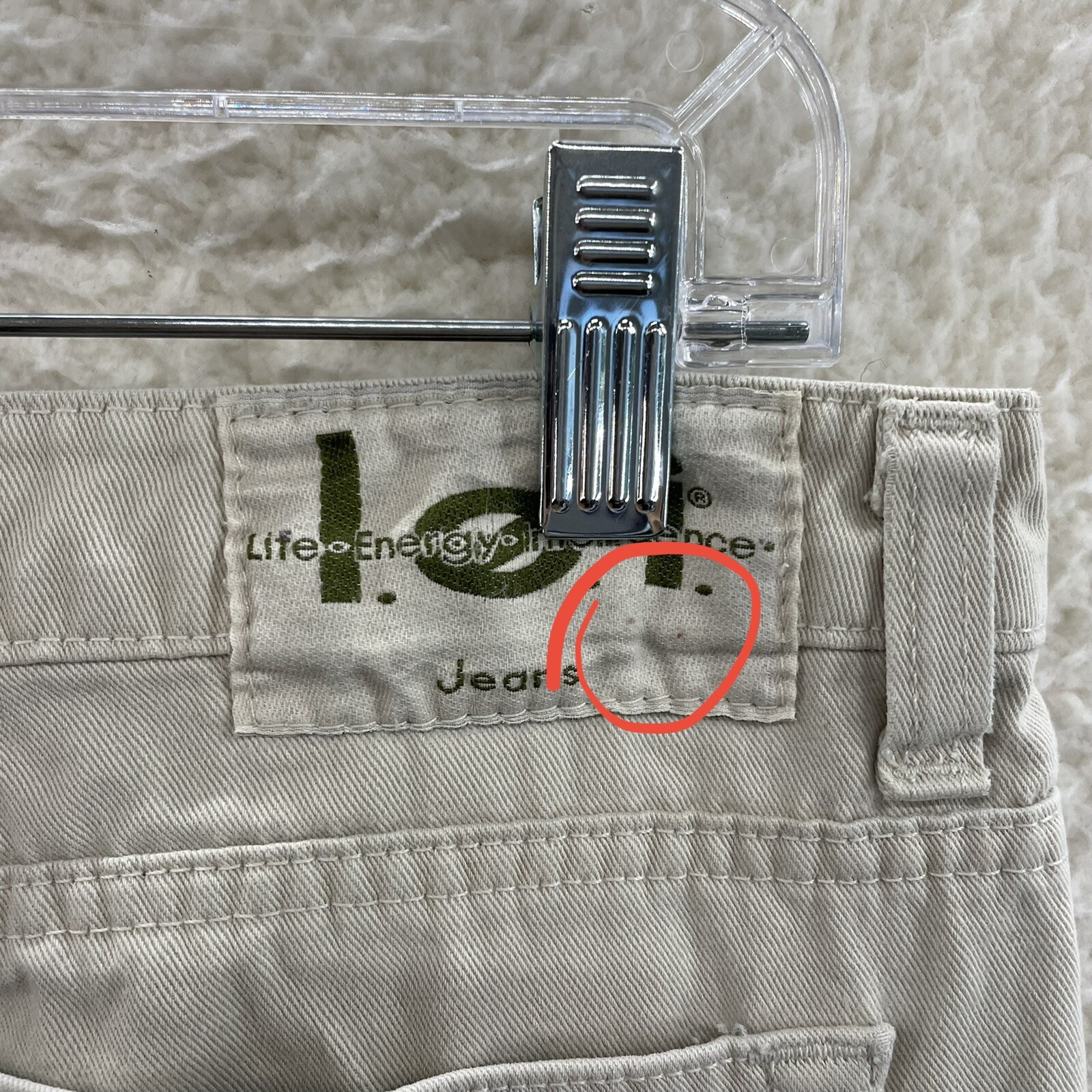 Y2K Vintage Lei Pants Jeans 10 12 29 30 Khaki Tan Beige Mid Rise Bootcut Flare