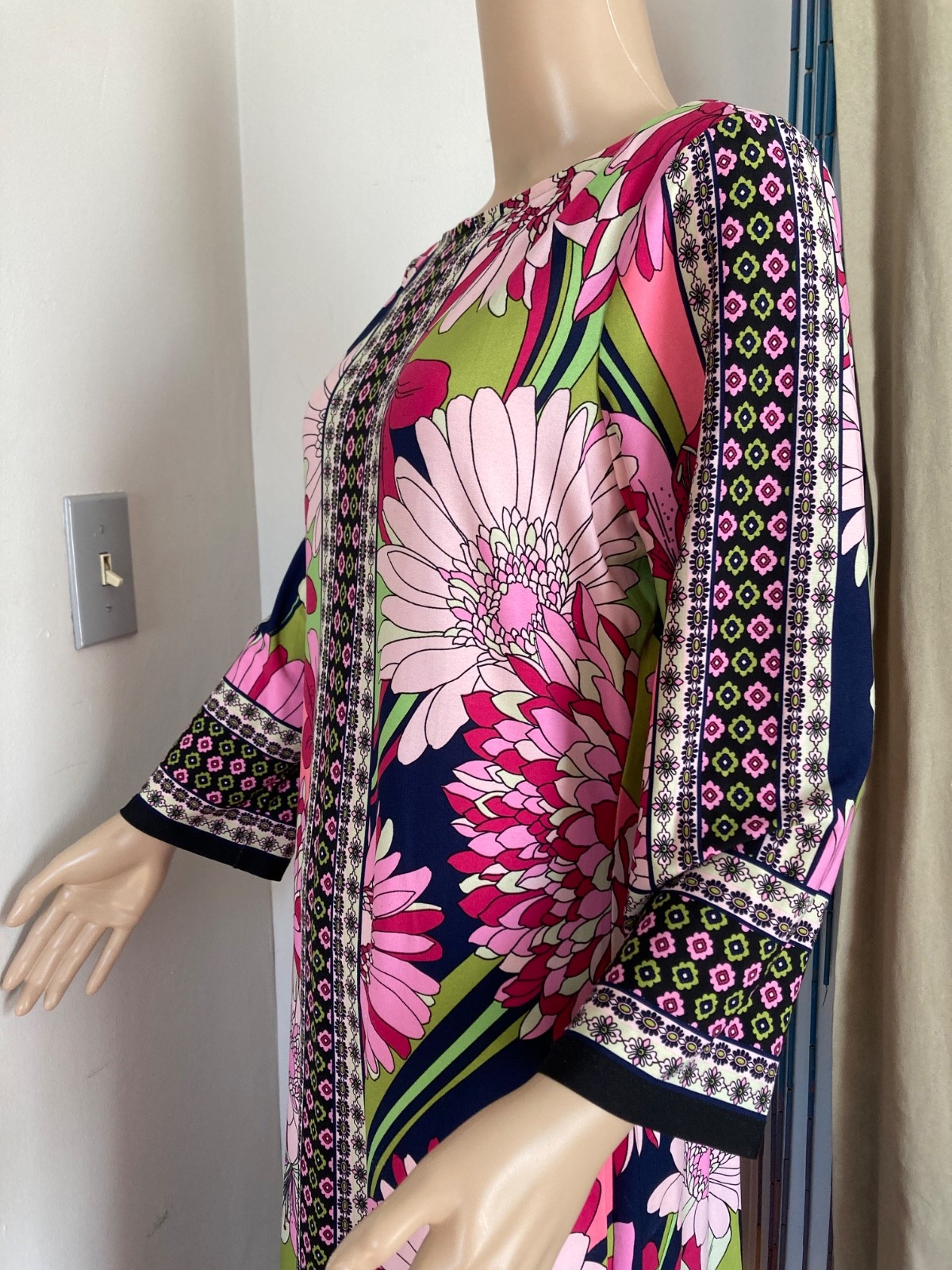 Vintage Boho London Times Floral Dress Size 8