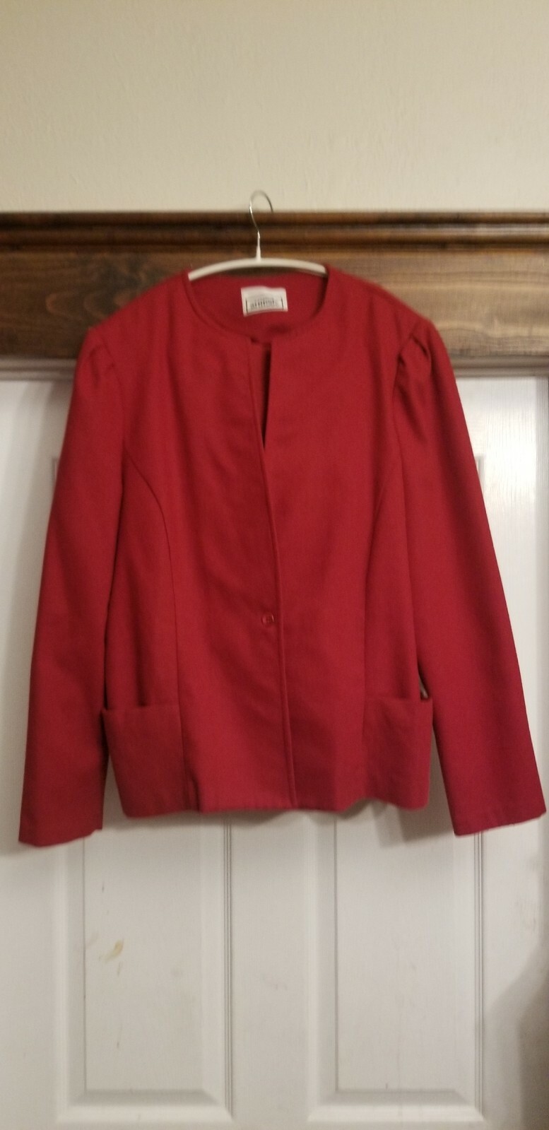 A Vintage Wool Ladies Suit with a Skirt and Jacket